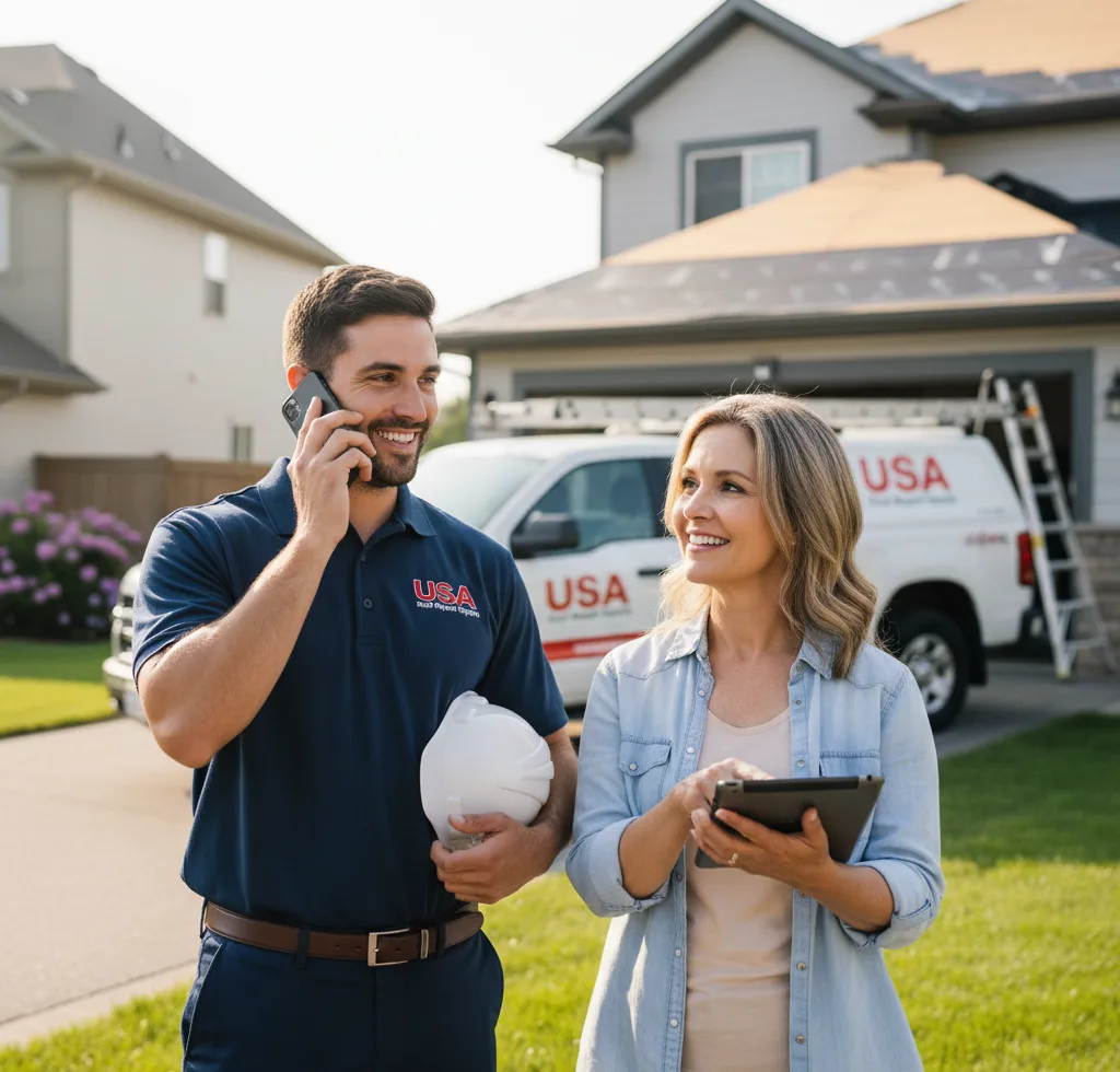 USA Roof Repair Experts customer support in Three Forks